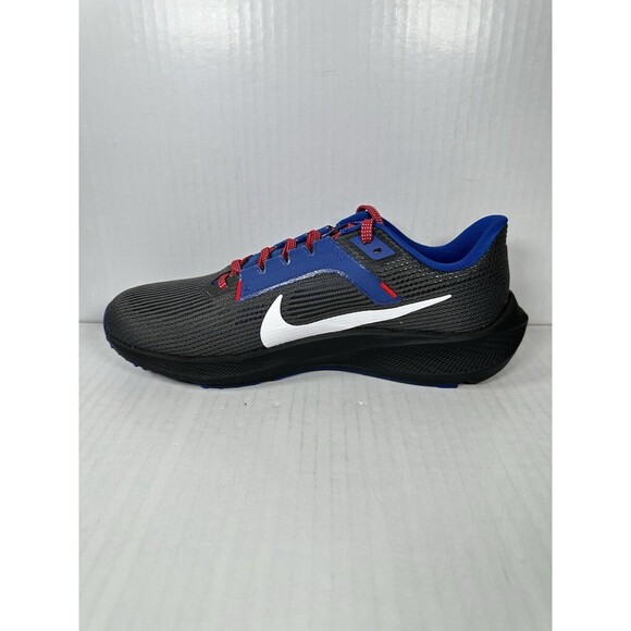 Size 9 Nike Zoom Pegasus 40 Buffalo Bills NFL Mens Shoes Black Blue DZ5976-001 - Picture 4 of 8